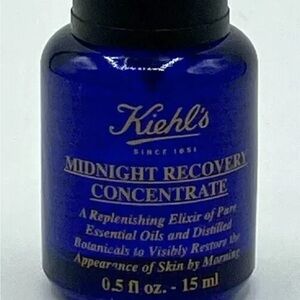 Kiehl's Midnight Recovery Concentrate in Deep Blue 0.5 oz 15 ML New in Box